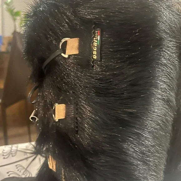 Oscar Sport Julia Genuine Fur Apres Ski  Hiking Boots Wool Lined Boots  37/ 6.5 - Picture 7 of 10